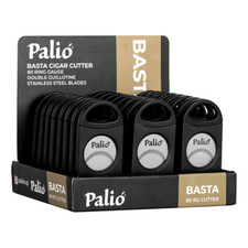 Palio Basta Cigar Cutter Display, Black, Comes with 24 Cutters picture