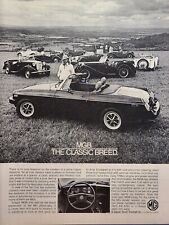 Vintage Print Ad 1980 MG MGB Convertible 2-Door Classic Cars **See Descr** picture