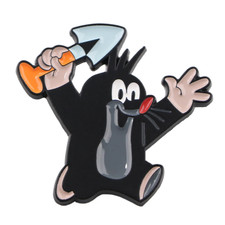 Cute Little Mole Enamel Pins Cartoon Brooches for Women Badges Lapel Pins picture