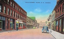 Inglis Street Truro Nova Scotia Canada Vtg Postcard H39 picture