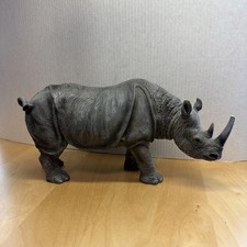 2007 DWK White Rhinoceros Rhino Resin Figurine 14.5