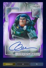 DIGITAL Topps Disney Collect Auto Chris Evans Buzz Lightyear 75 Legendary picture