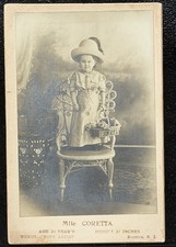 Antique Post Card Mlle Coretta French Actress Photo Paris France 1900s picture