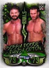 2018 WWE Topps Slam Attax Rivals Bobby Roode vs. Randy Orton Card picture