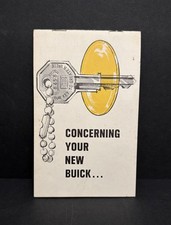 NOS 1961 Buick Concerning Your New Buick Welcome Dealer Pamphlet Booklet OEM picture