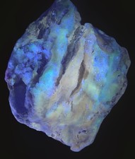 Multi Colored Fluorescent Opal & Chalcedony With Phosphorescent Matrix picture