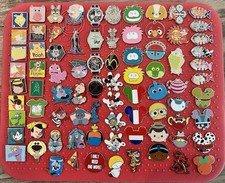 Disney Trading pins Lot Of 50 - Free Mini PinFolio - -No Duplicates picture