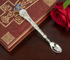 Orthodox Spoon for Baptism Holy Communion Church Souvenir Elegant Type D picture