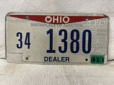 2018 Ohio Dealer License Plate picture
