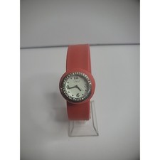 Vintage Wristwatch Watch Red Wrap Interchangable Crystals Analog Jewelry picture