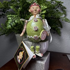 VTG Silvestri Larkspur Lane The Lime Jester Ornament Lib Cummings-Mead 2006 picture