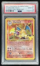 2021 Pokemon Sword & Shield Celebrations Classic Collection #4 Charizard PSA 10 picture
