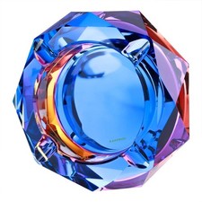 Ashtray Heavy K9 Crystal Color-Changing Cool Geometric Outdoor Home Decor 01 picture