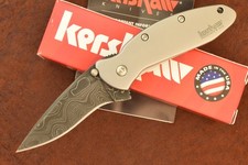 KERSHAW USA 1620DAM SCALLION KNIFE, GENUINE ALABAMA DAMASCUS, DISCONTINUED A/O picture