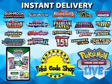 100 x Pokemon Live Online Booster TCGL Codes Bulk INSTANT QR EMAIL DELIVERY picture