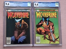 1982 WOLVERINE #3 & #4 CGC NEWSSTAND LOT FRANK MILLER ART CHRIS CLAREMONT STORY picture