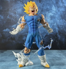 27cm Dragon Ball Z Majin Vegeta Figure Self-Destruct Super Saiyan Action Figure picture