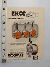 1952 WOMAN'S DAY Magazine  Vintage Print Ad EKCOWARE POTS   PA-1 picture