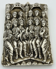 Vintage Pentecost Wax Replica 12th Century German Ivory Carving Religious Icon picture