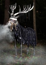 7 FT ANIMATED UNDEAD STAG ANIMATRONIC HALLOWEEN PROP picture