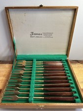 James Quality Jewellers 12-Piece Two-Prong Fork Set. NOS picture