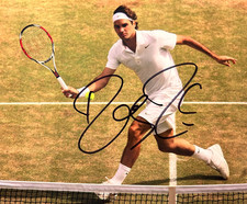 Roger Federer Signed Autograph 8x10