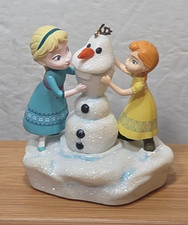 2016 Hallmark Disney Frozen Do You Want To Build A Snowman Ornament - Elsa Anna picture