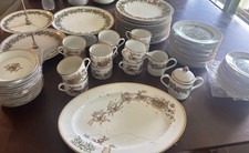 Vtg Fitz & Floyd St Nicholas Christmas China Lot 65 Pcs - NEW 12+ Service picture