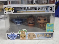 Funko Pop Cornish Pixie, Mandrake, Grindylow 3 Pack Harry Potter Exclusive  picture