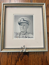 SIGNED & DEDICATED Photo Of Fleet Admiral Chester W. Nimitz WWII US Navy COA picture