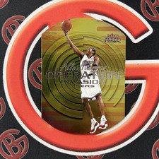 1999-00 Fleer Force Basketball Allen Iverson Operation Iverson Die Cut 76ers picture
