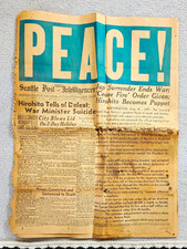 Seattle Post-Intelligencer V-J Day 