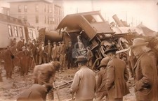 Train Wreck Aitkin Minnesota MN Railroad Depot c1910 RPPC Photo Postcard COPY picture