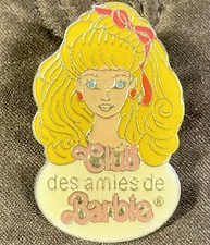 Barbie Doll Mattel France Collector’s “Club des amies de Barbie” Enamel Pin Rare picture