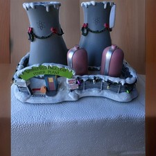 The Simpsons Hawthorne Village Christmas Village Springfield Nuclear PowerPlant picture