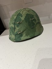 Vintage US Army Vietnam M1 Ground Troop Helmet w/ Liner and Cover picture