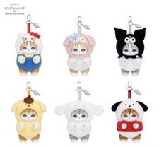 Mofusand x Sanrio Kiramekko Plush Doll Keychain Box F/S Japan picture