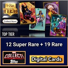 Topps Marvel Collect Top Tier 26 Series 2 SR+R 31 Cards picture