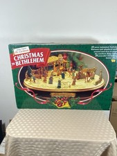 VTG Mr. Christmas In Bethlehem 32 Piece Nativity 20 Hymns 1997 Complete Works  picture
