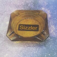 Vintage Sizzler Steak House Restaurant Glass Ashtray FAST SHIPPING  picture
