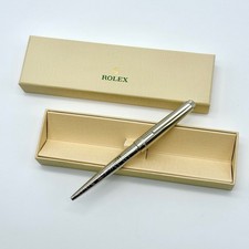 Rolex Silver Scribe Platinum Wave Cut Pen AD VIP Gift picture