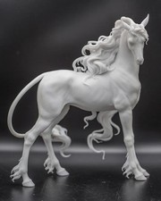 Model Horse Artist Resin Unicorn Sculpture / Figurine - Unpainted picture