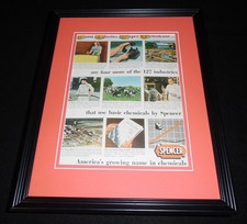 1951 Spencer Chemicals Framed 11x14 ORIGINAL Vintage Advertisement picture