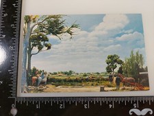 Camptown Races Diorama Stephen Foster Memorial White Springs FL Vtg Postcard UNP picture