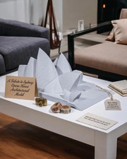 Sydney Opera House Architectural Model, Textured 3D Printed Sculpture, Modern H picture