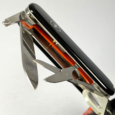 RedEdge Modified Victorinox Yeoman Black Plus Scales Orange Liner picture