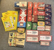 Nice Lot of Vintage Dennison Labels Boxes + Other Brands picture