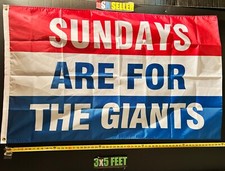 Football Flag  New York Giants America Man Cave Beer USA Sign 3x5' picture