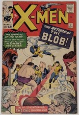 The X-Men #7 Return Of The Blob Vintage Marvel Comic Book September 1964 12 Cent picture