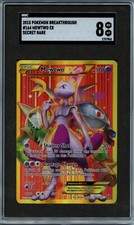 2015 Pokemon Breakthrough MewTwo EX Secret Rare SGC 8 picture
